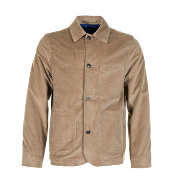 Paul Smith Organic Cotton Corduroy Work Jacket Hazelnut - Parasol Store