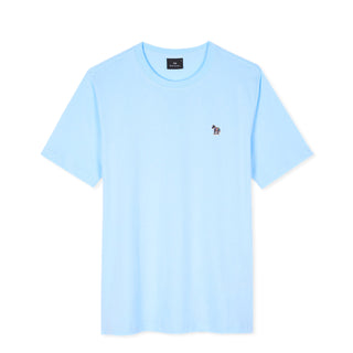 Paul Smith Organic Cotton Zebra Logo T-Shirt Pale Blue - Parasol Store