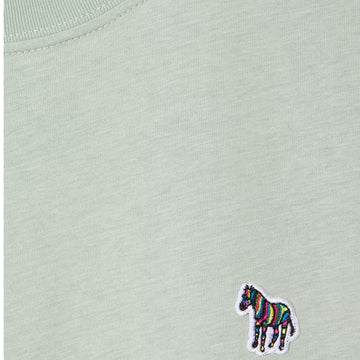 Paul Smith Organic Cotton Zebra T-Shirt Sage Green - Parasol Store