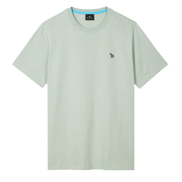 Paul Smith Organic Cotton Zebra T-Shirt Sage Green - Parasol Store