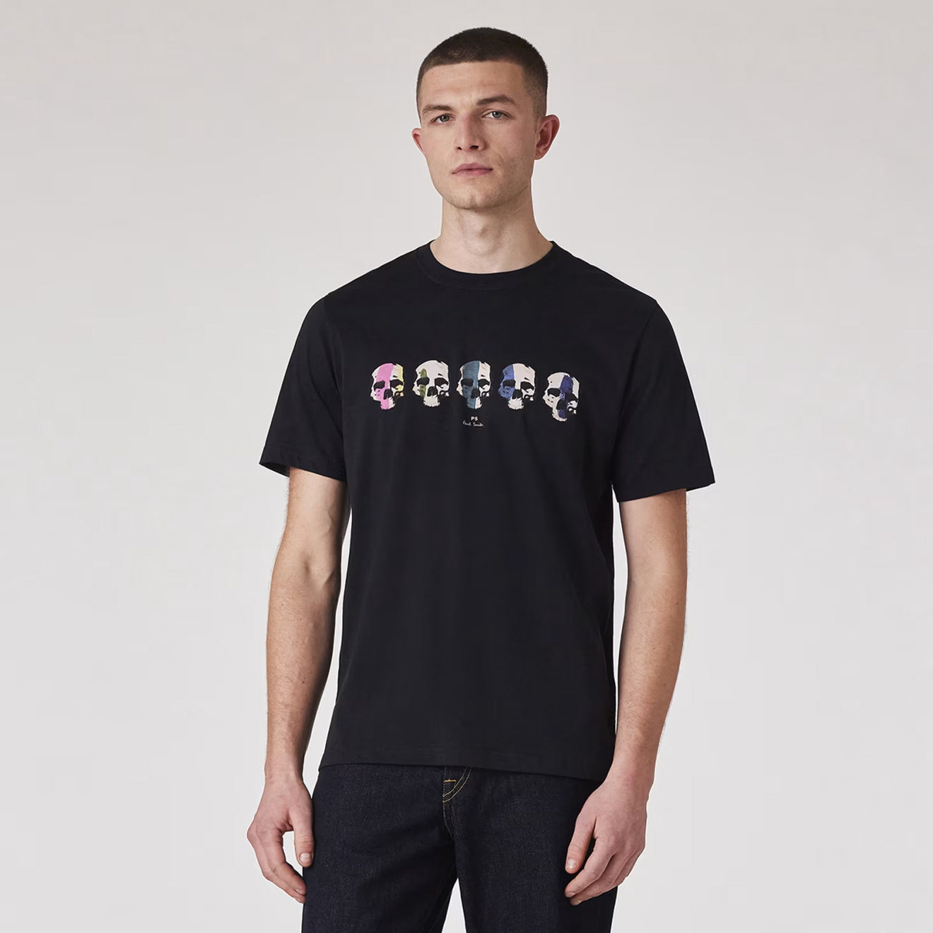 Paul Smith Printed T-Shirt Navy - Parasol Store