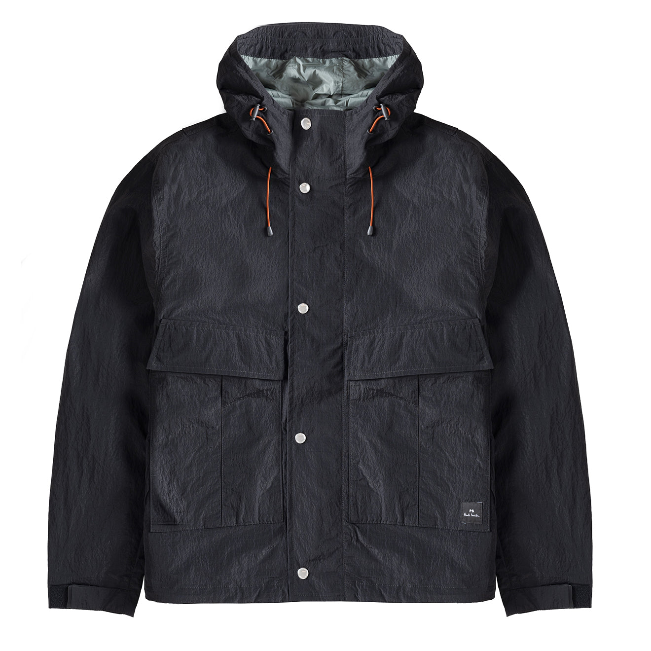 Paul Smith Recycled-Nylon Ripstop Showerproof Jacket Black - Parasol Store