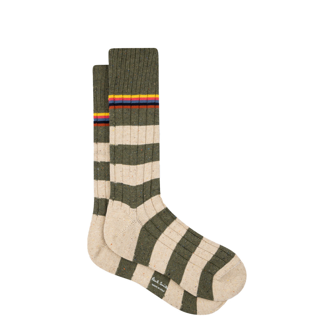Paul Smith Stripe Ribbed Socks Three Pack Multi Paul Smith