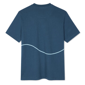 Paul Smith S/S Tshirt PS Happy Wave Inky Blue - Parasol Store