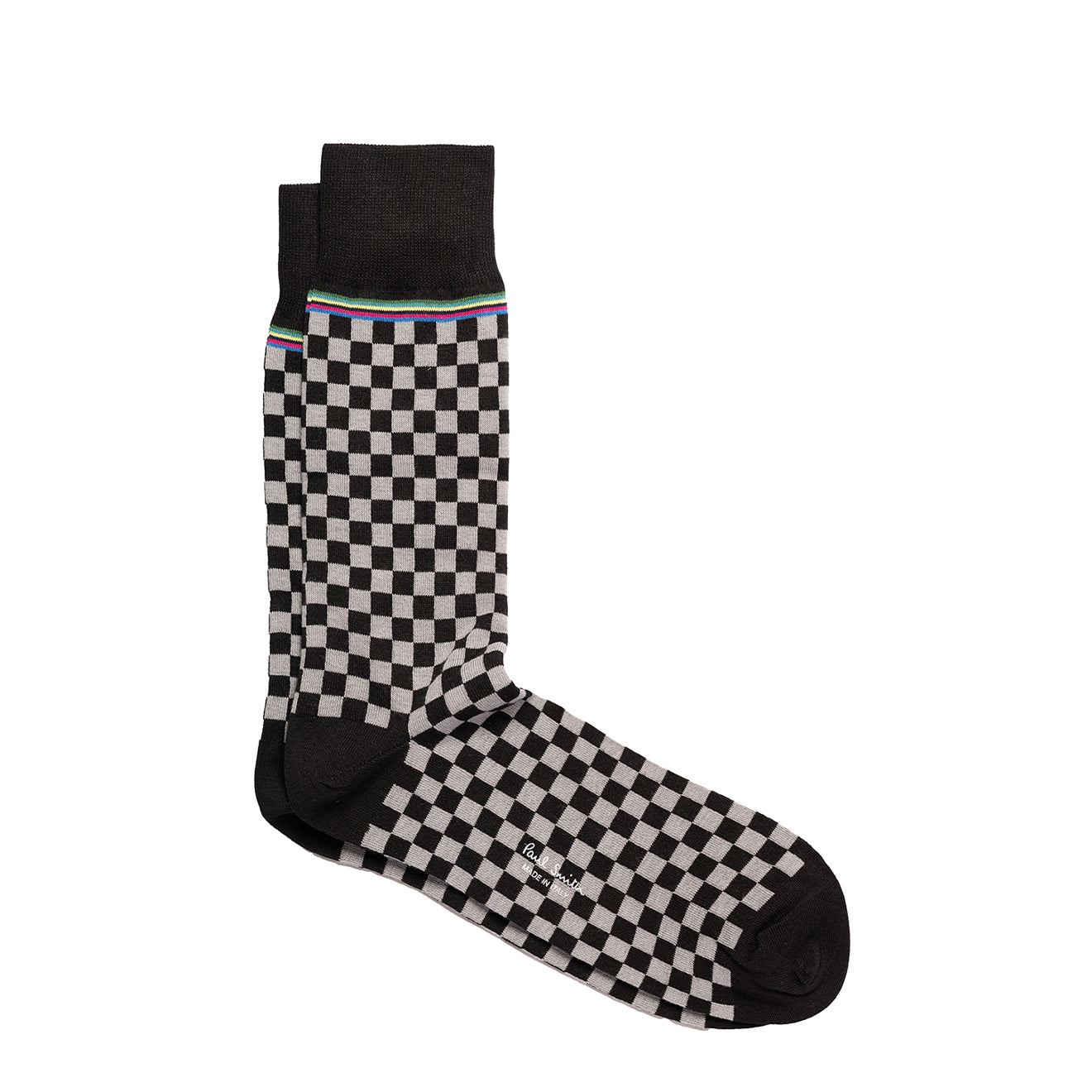 Paul Smith Sock Hudson Check Black - Parasol Store