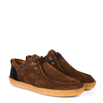 Paul Smith Suede Buster Shoes Dark Brown - Parasol Store