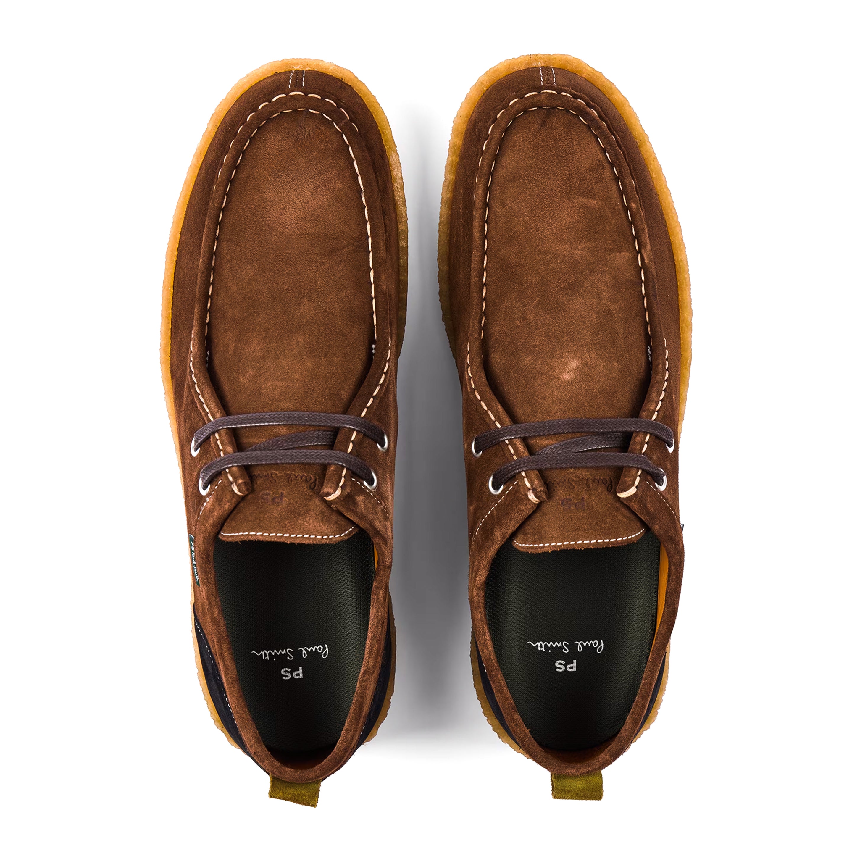 Paul Smith Suede Buster Shoes Dark Brown - Parasol Store