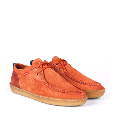 Paul Smith Suede Buster Shoes Orange - Parasol Store