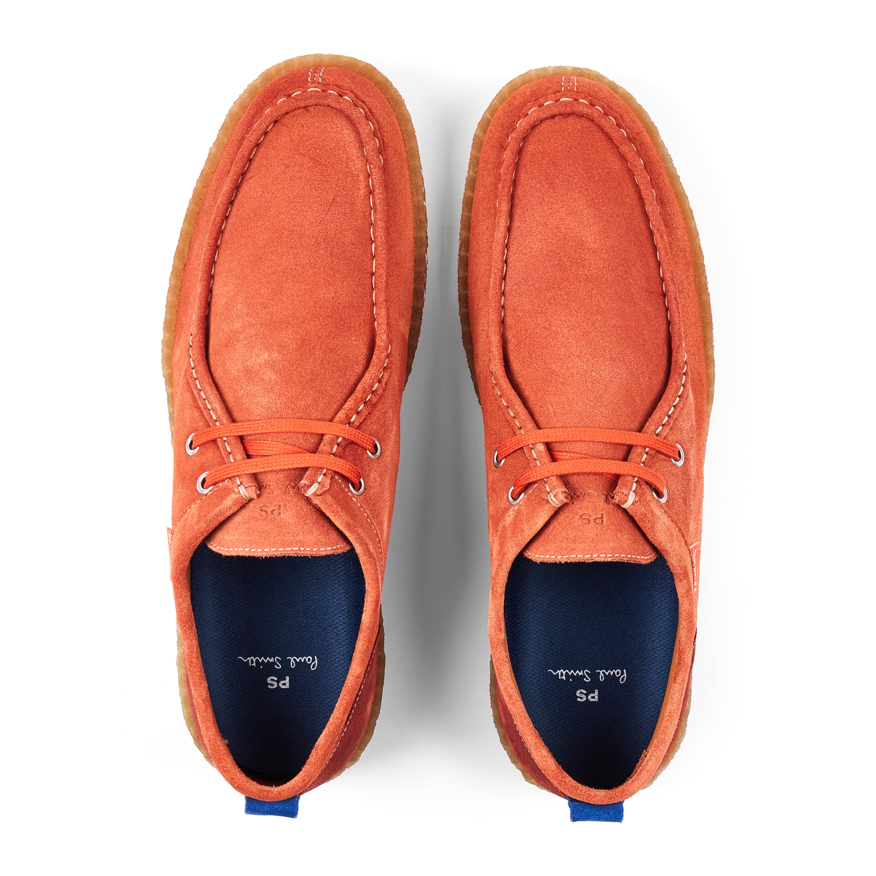 Paul Smith Suede Buster Shoes Orange - Parasol Store