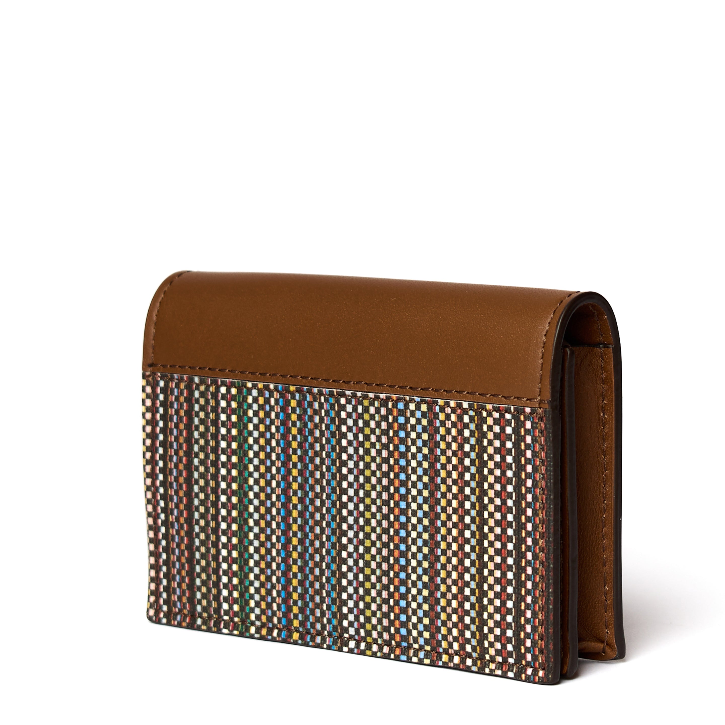 Paul Smith Wallet Fold Over Card Holder Brown - Parasol Store