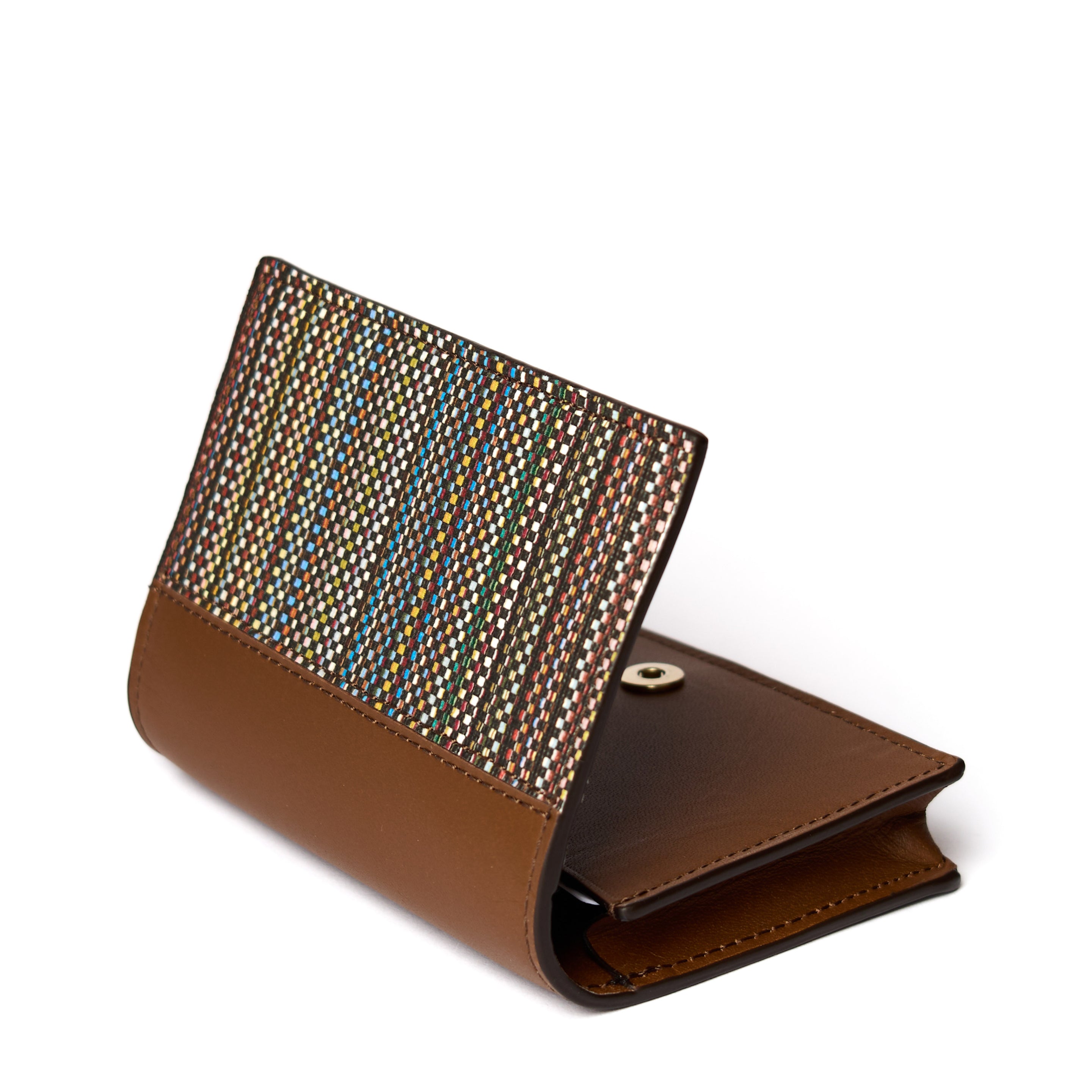 Paul Smith Wallet Fold Over Card Holder Brown - Parasol Store