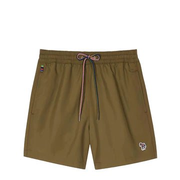 Paul Smith Zebra Logo Swim Shorts Military Green - Parasol Store