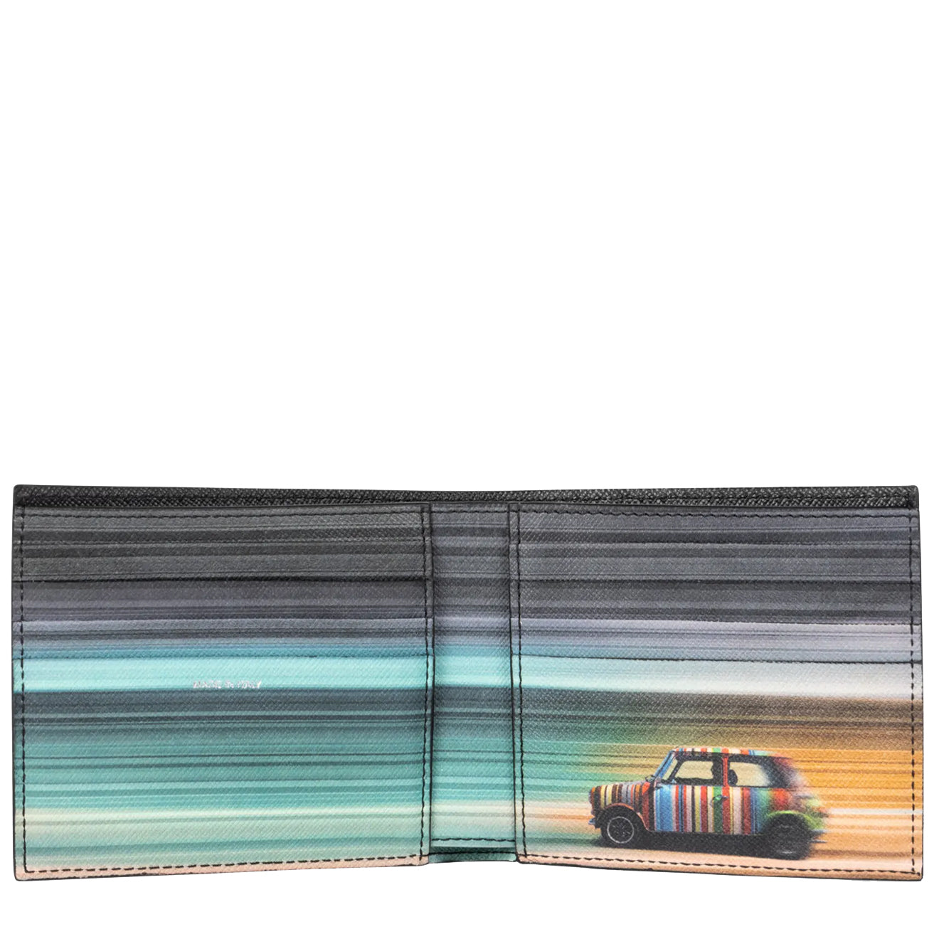 Paul Smith 'Mini Blur' Interior Billfold Wallet Black - Parasol Store