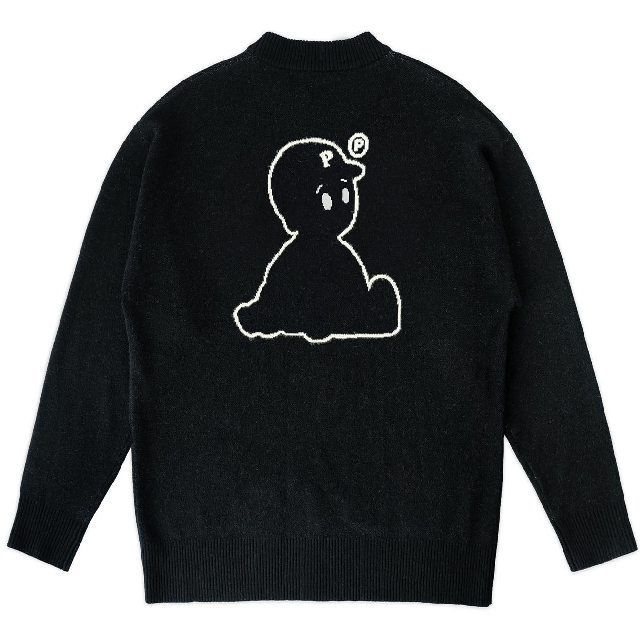 Pawa Sports OG Boy Knit Sweater Black - Parasol Store