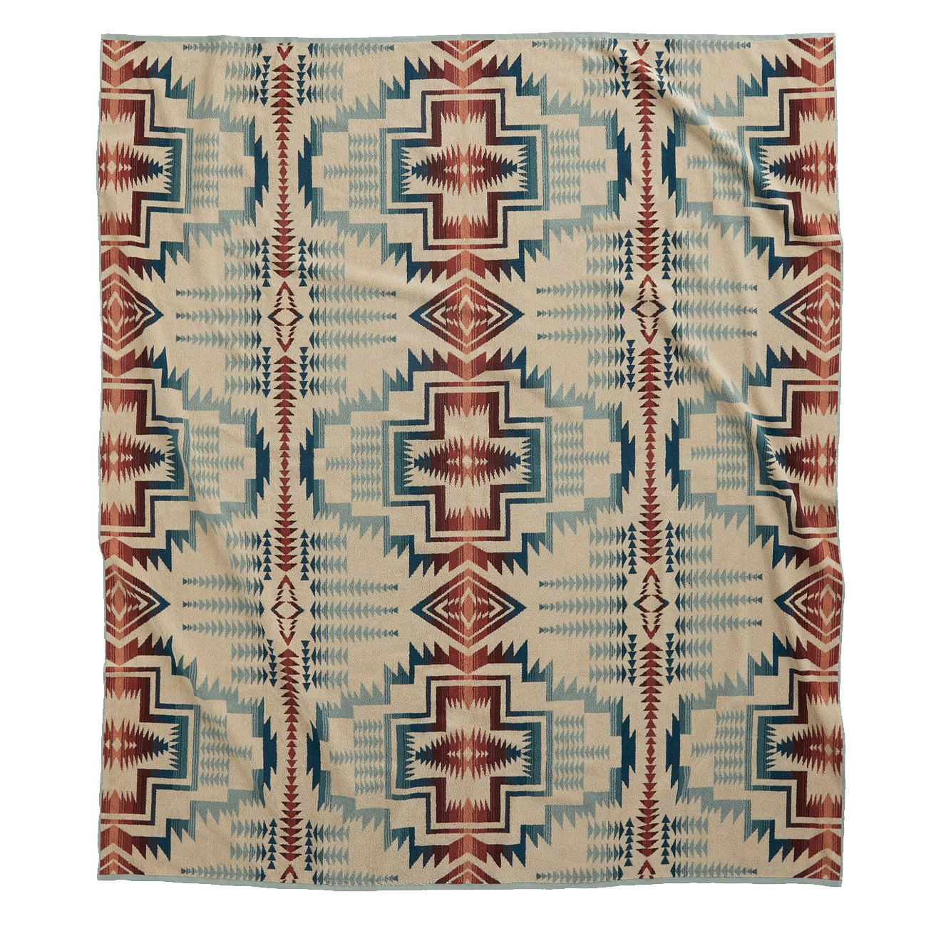 Pendleton Jacquard Towel For Two Silver Blue Harding Star - Parasol Store