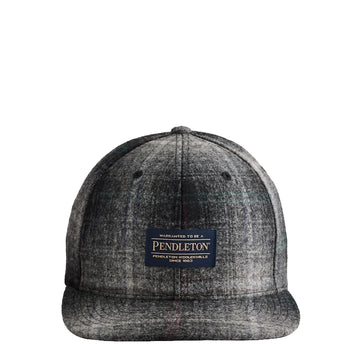 Pendleton Plaid Flat Brim Hat Grey Mix Multi Plaid - Parasol Store