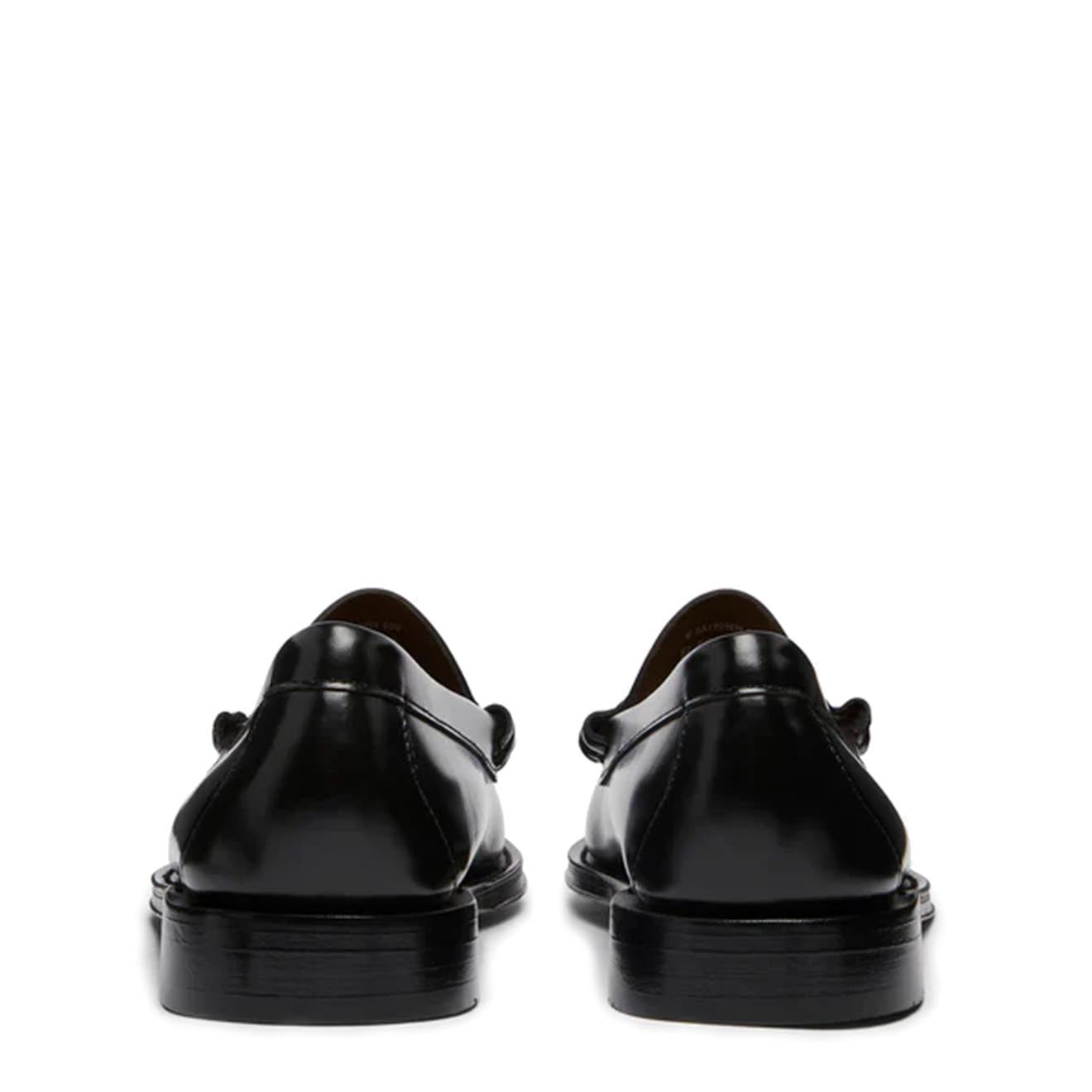 G.H.Bass Weejuns Larson Penny Loafers Black Leather - Parasol Store