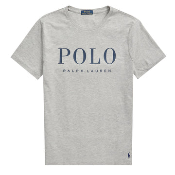 Polo Ralph Lauren Custom Slim Fit Logo Jersey T-Shirt Andover Heather / Dark Cobalt - Parasol Store