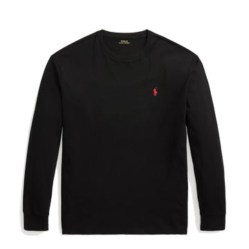 Polo Ralph Lauren Classic Fit Jersey LS T-Shirt Polo Black - Parasol Store