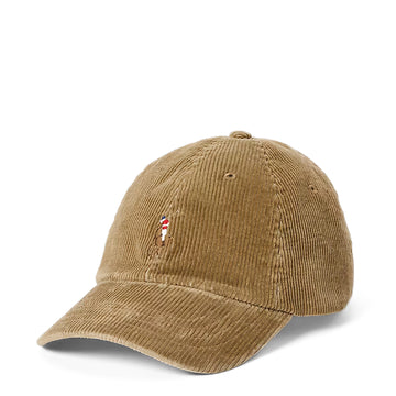 Polo Ralph Lauren Corduroy Ball Cap Dispatch Tan - Parasol Store