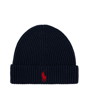 Polo Ralph Lauren Cotton CWE Beanie Hunter Navy - Parasol Store