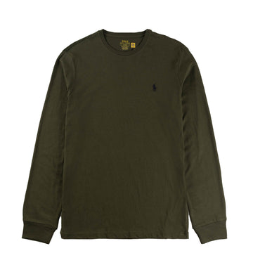 Polo Ralph Lauren Custom Slim Fit Jersey L/S T-Shirt Company Olive - Parasol Store