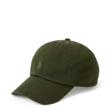 Polo Ralph Lauren Garment-Dyed Twill Ball Cap Company Olive - Parasol Store