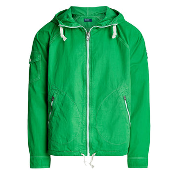 Polo Ralph Lauren Garment-Dyed Twill Hooded Jacket Green - Parasol Store