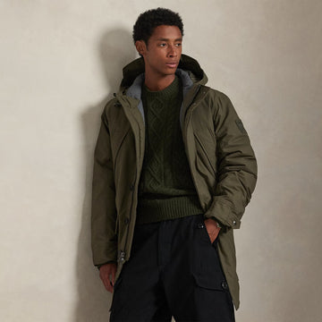 Polo Ralph Lauren Hooded Down Parka Ranger Green - Parasol Store