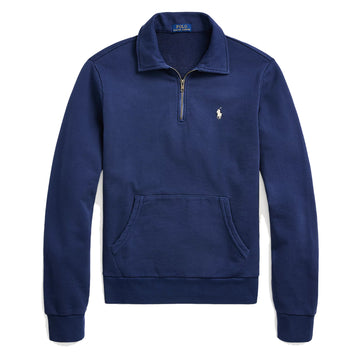 Polo Ralph Lauren Loopback Fleece Quarter-Zip Sweatshirt Cruise Navy - Parasol Store