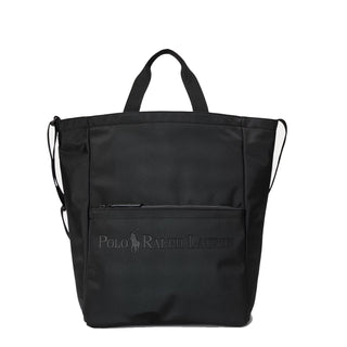 Polo Ralph Lauren Tonal Logo Tote Black