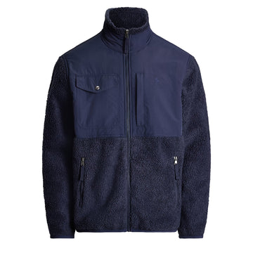 Polo Ralph Lauren Water Repellent Hybrid Fleece Jacket Newport Navy / Newport Navy - Parasol Store