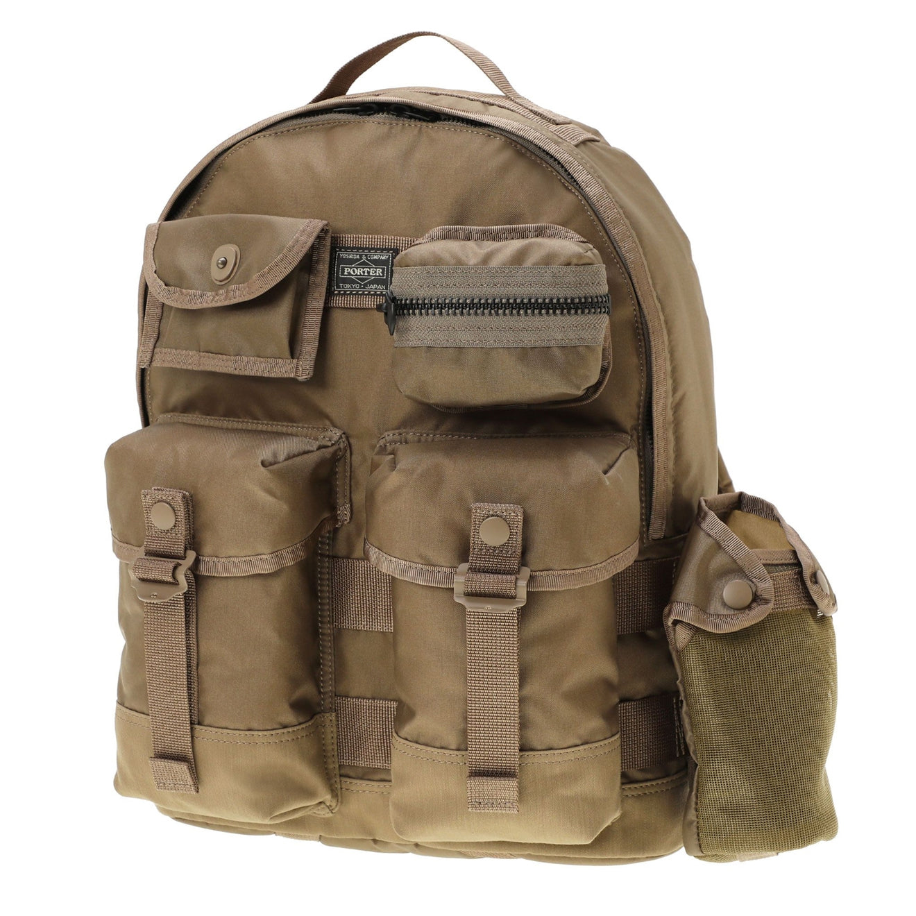 Porter-Yoshida and Co All Daypack With Pouches Beige