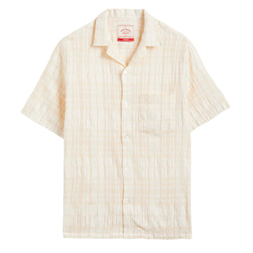 Portuguese Flannel Malcom S/S shirt Cream - Parasol Store