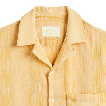 Portuguese Flannel Pacific Sun S/S shirt Yellow - Parasol Store