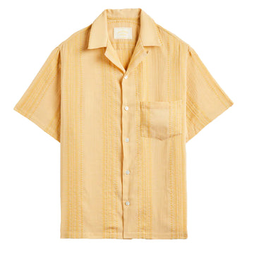 Portuguese Flannel Pacific Sun S/S shirt Yellow - Parasol Store