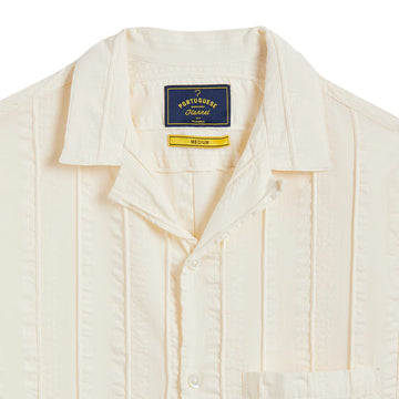 Portuguese Flannel Punta S/S shirt White - Parasol Store