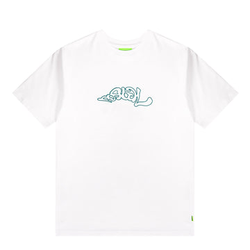 Postal Trip Outline Tee White - Parasol Store