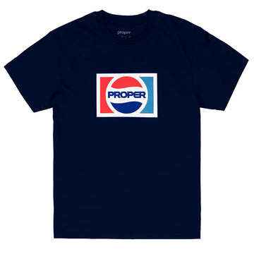Proper Generation T Shirt - Navy Proper