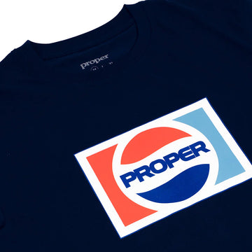 Proper Generation T Shirt - Navy Proper