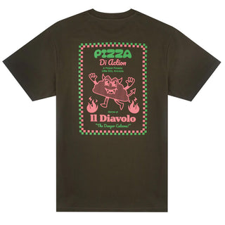 Proper Pizza T-Shirt - Military Green Proper