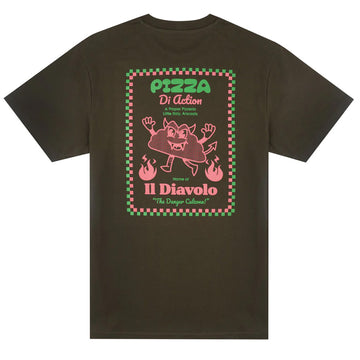 Proper Pizza T-Shirt - Military Green Proper
