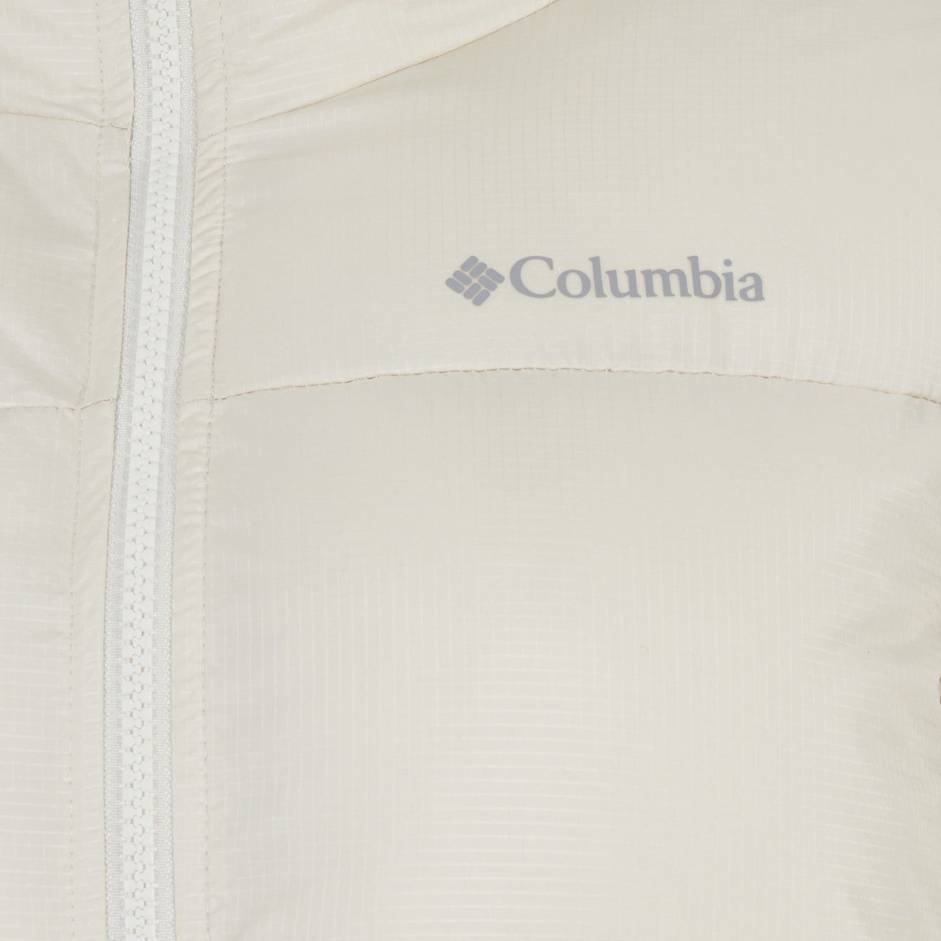 Columbia Womens Puffect Hooded Mid Puffer Jacket Chalk Columbia
