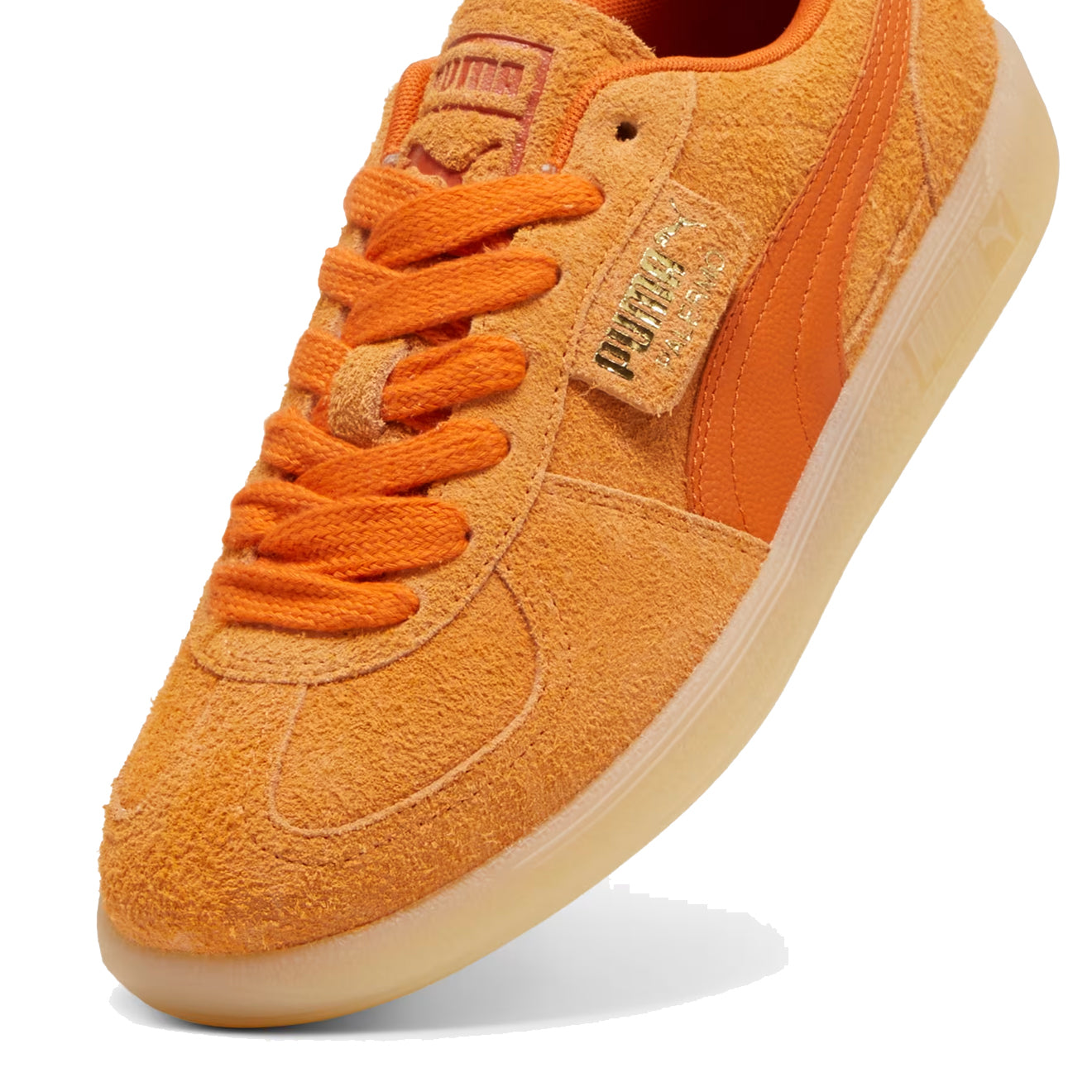 Puma Palermo Hairy Sneakers Bright Melon / Maple Syrup - Parasol Store