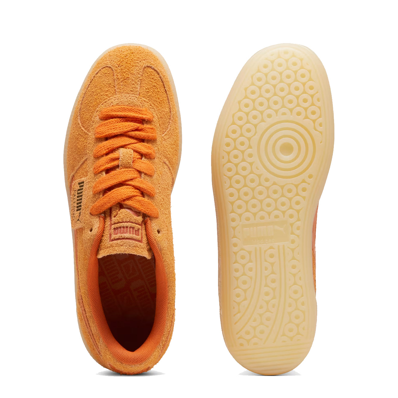 Puma Palermo Hairy Sneakers Bright Melon / Maple Syrup - Parasol Store