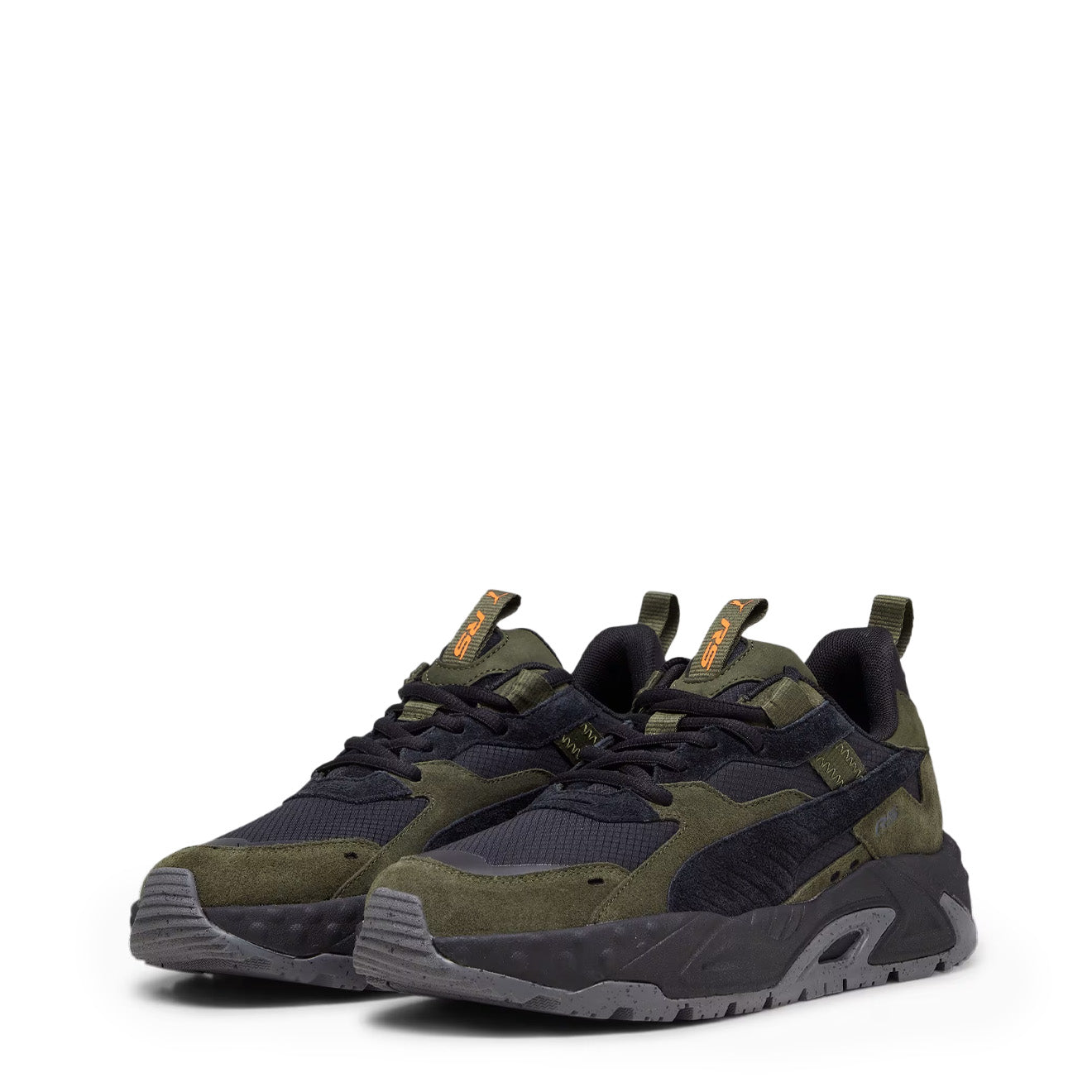 Puma Womens RS-Track Outdoor Strong Gray / Chocolate Puma