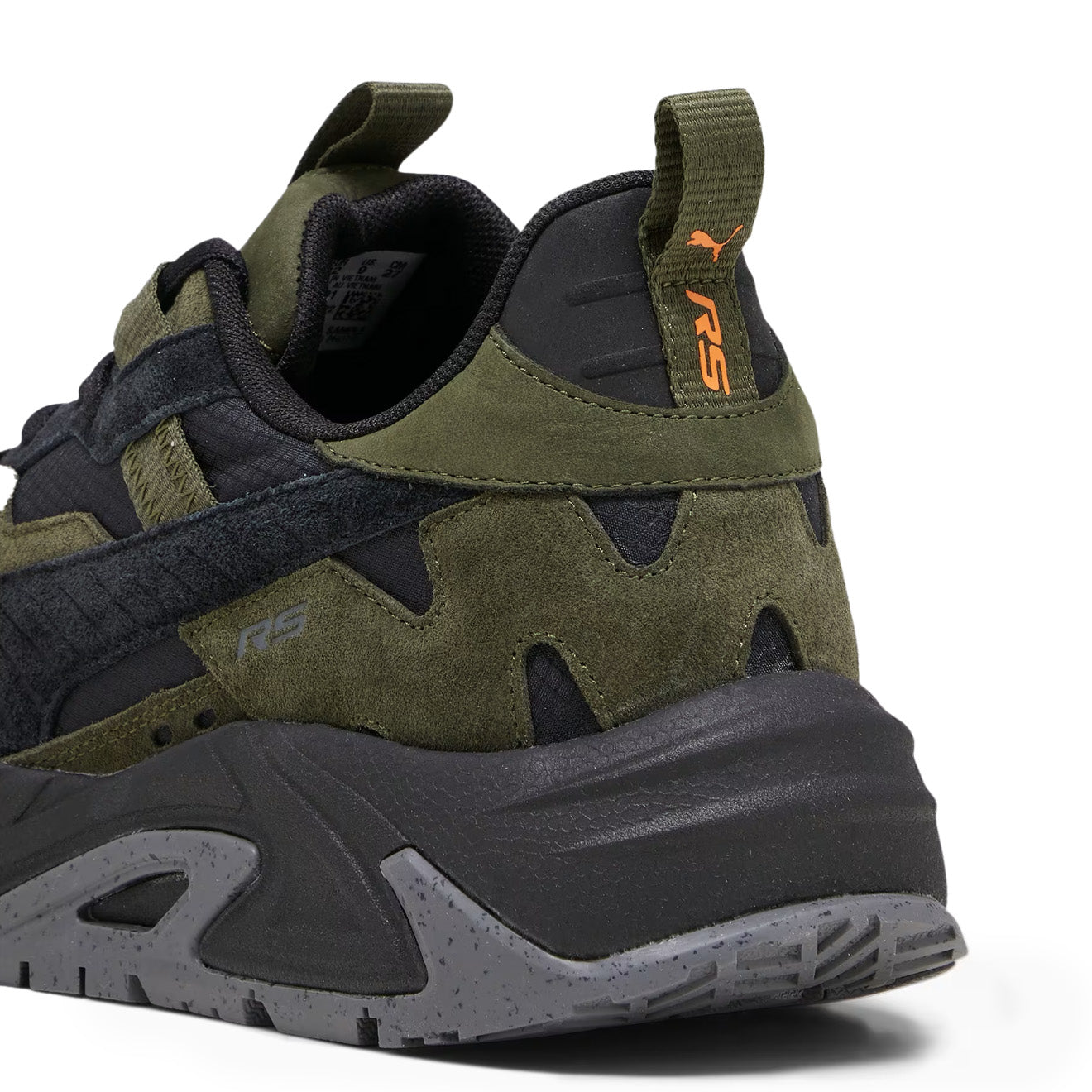 Puma Womens RS-Track Outdoor Strong Gray / Chocolate Puma