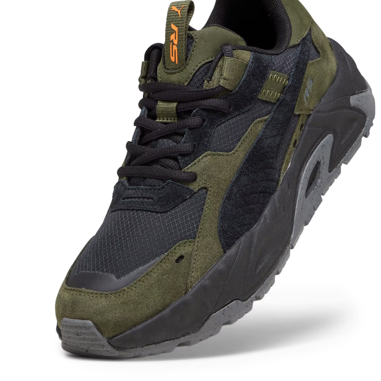 Puma Womens RS-Track Outdoor Strong Gray / Chocolate Puma