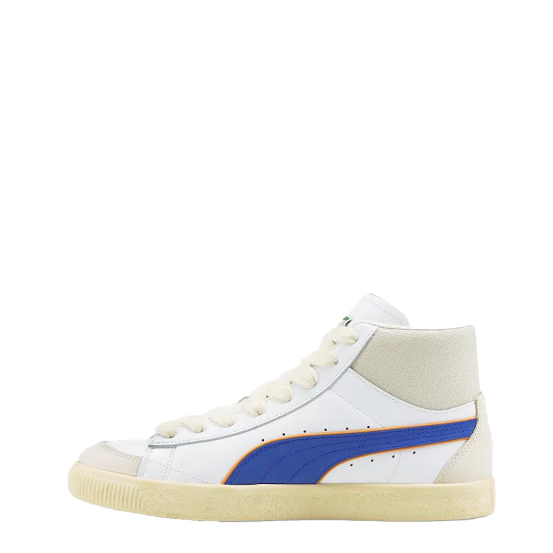 Puma Womens Clyde Mid Bball Rhuigi Trainer Puma White / Royal Sapphire Puma