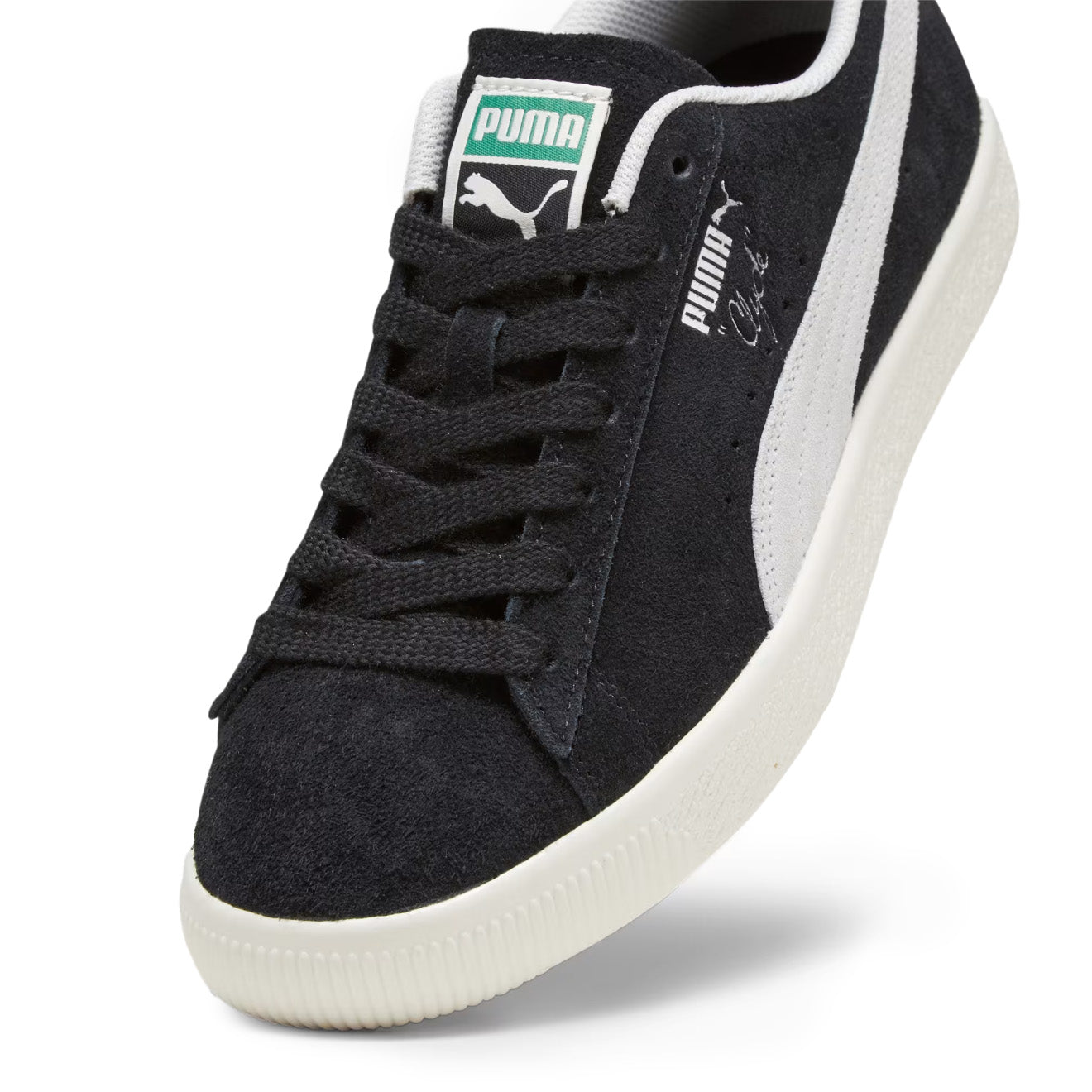 Puma Womens Clyde Teasel Puma Black / Frosted Ivory Puma